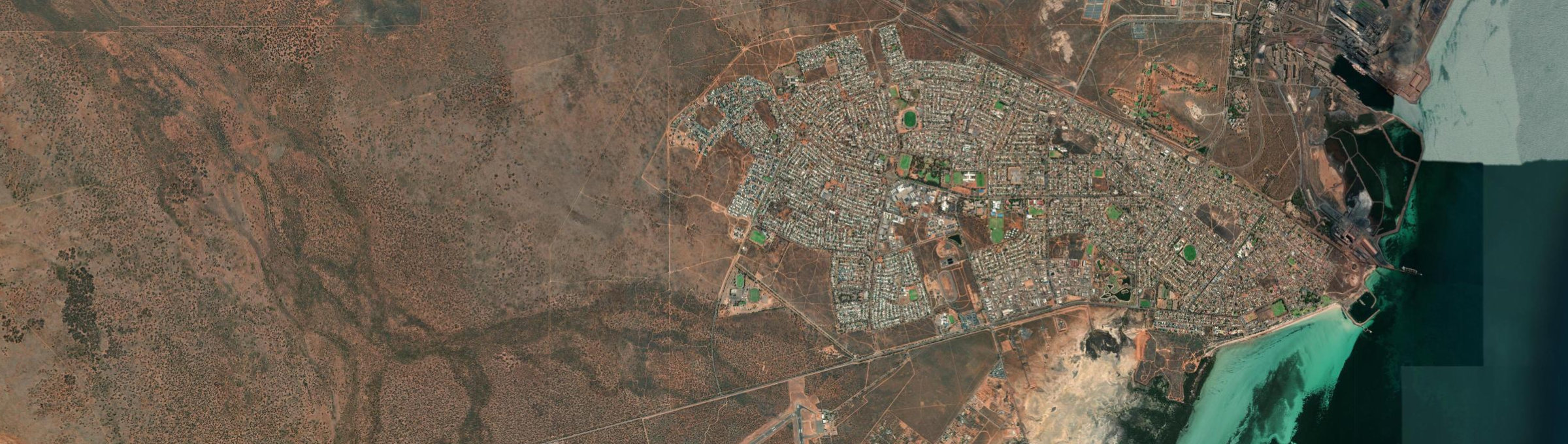 Aerial view of Whyalla Stuart, SA