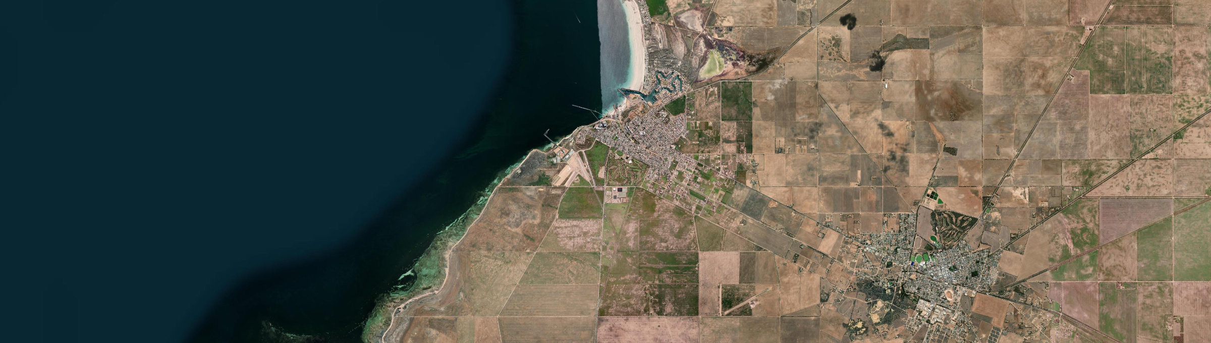 Aerial view of Wallaroo (SA), SA