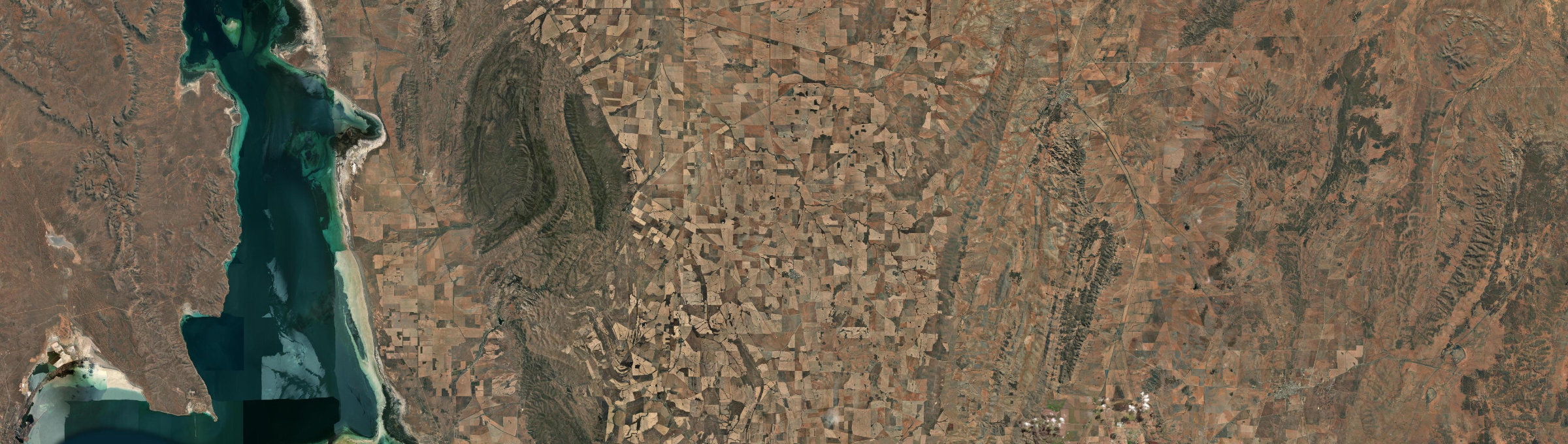 Aerial view of Booleroo Centre, SA