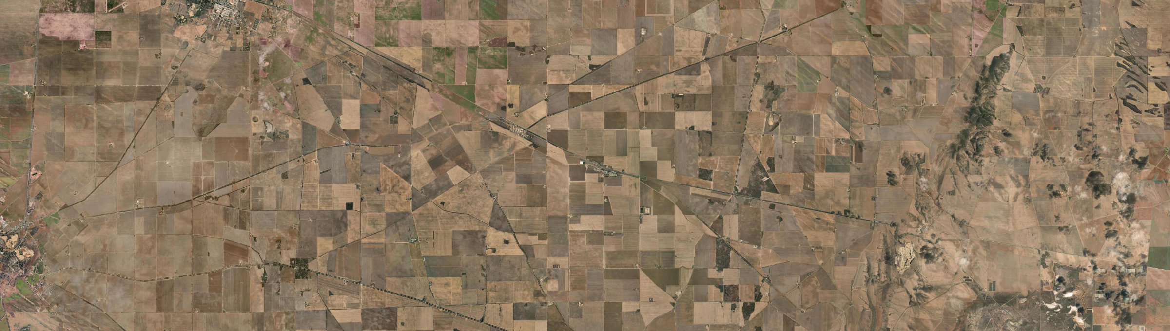 Aerial view of Paskeville, SA