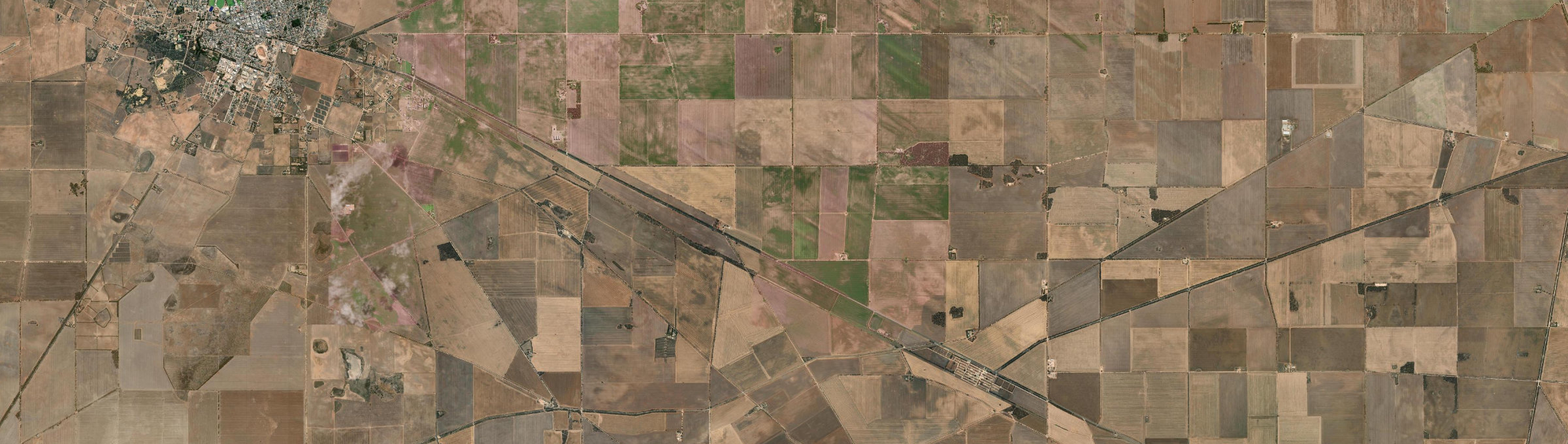 Aerial view of Thrington, SA