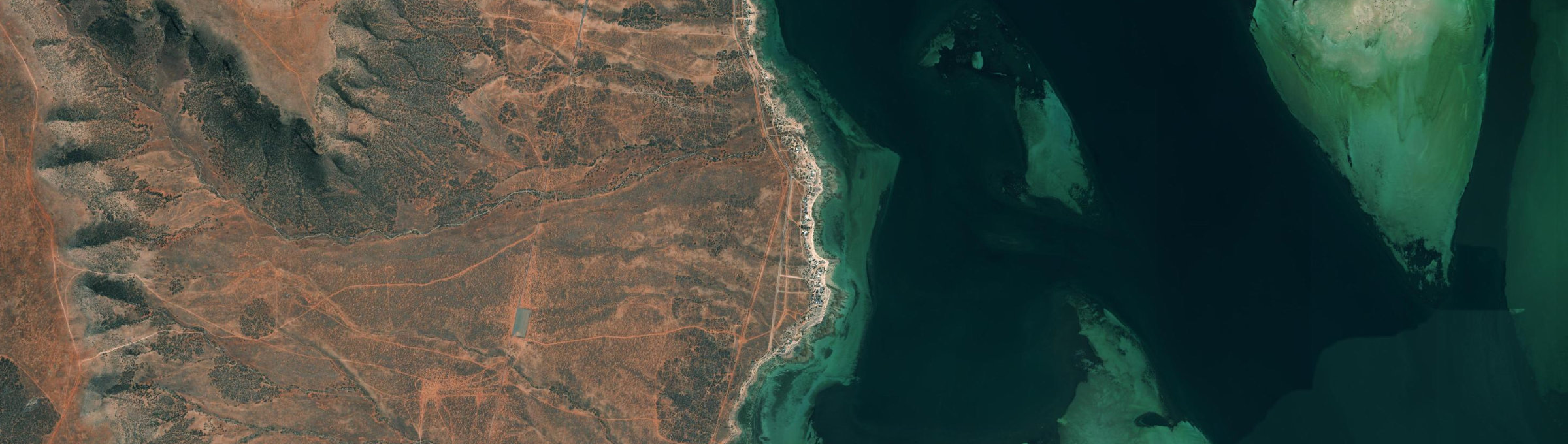 Aerial view of Blanche Harbor, SA