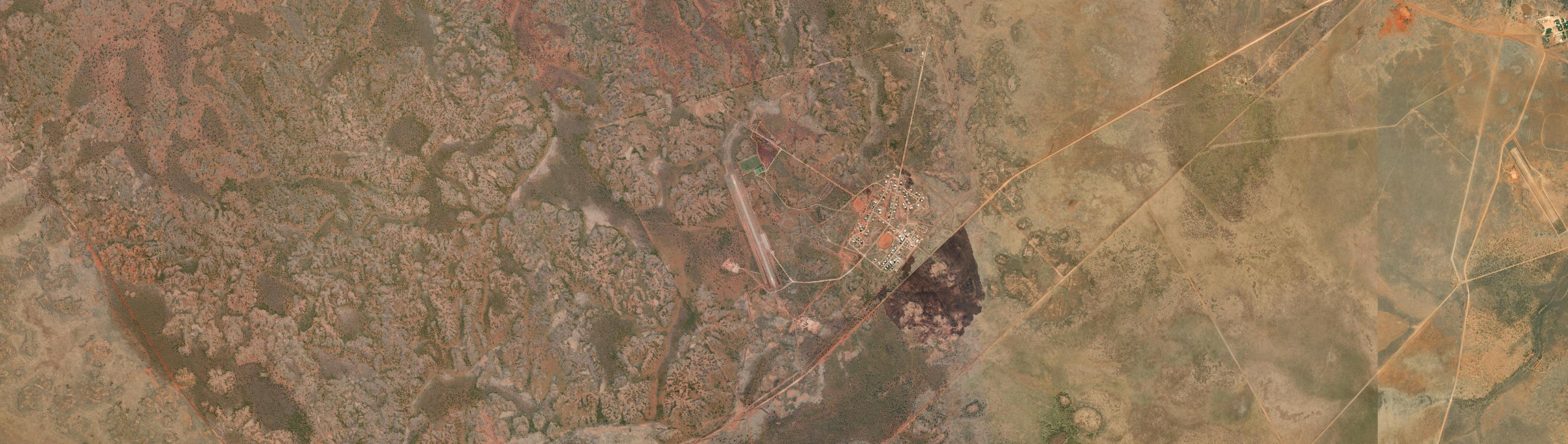 Aerial view of Alpurrurulam, NT