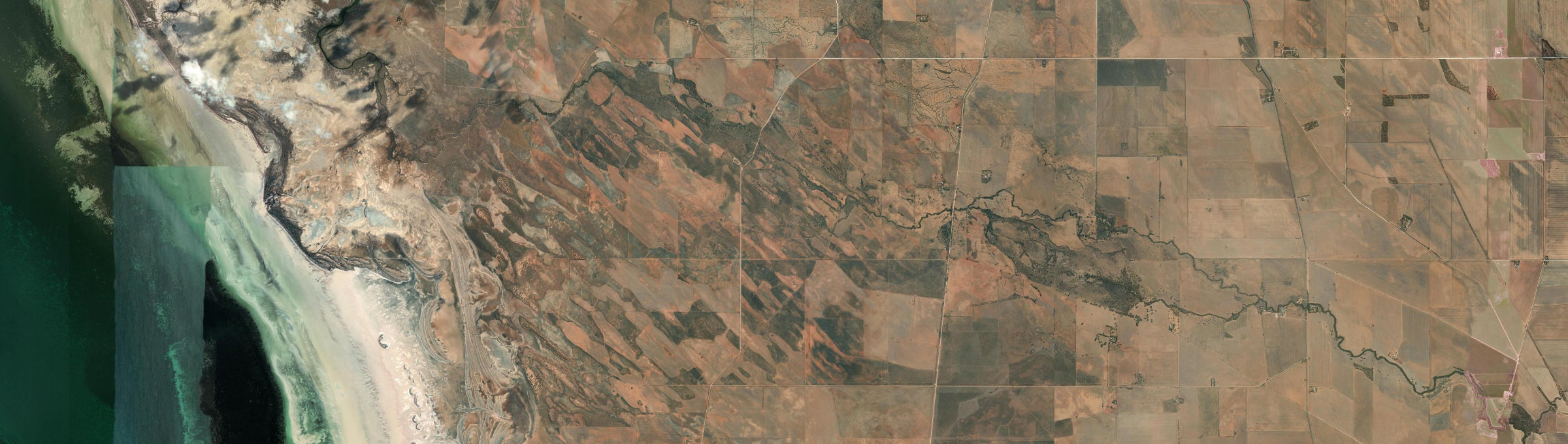 Aerial view of Lower Broughton, SA