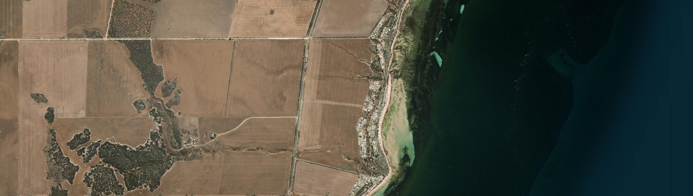 Aerial view of James Well, SA