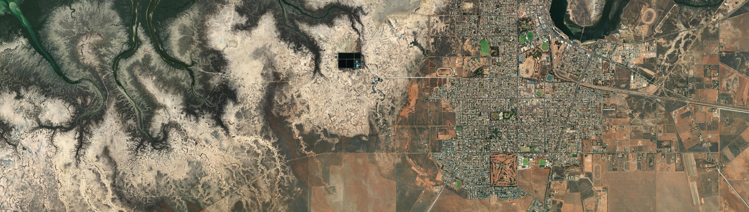 Aerial view of Risdon Park, SA