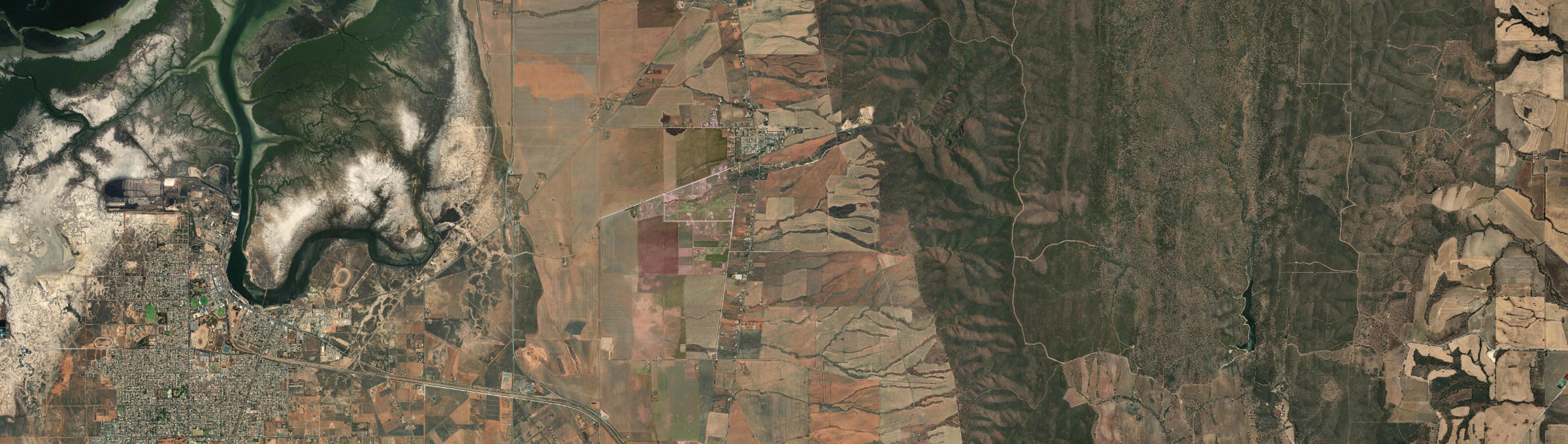 Aerial view of Napperby, SA