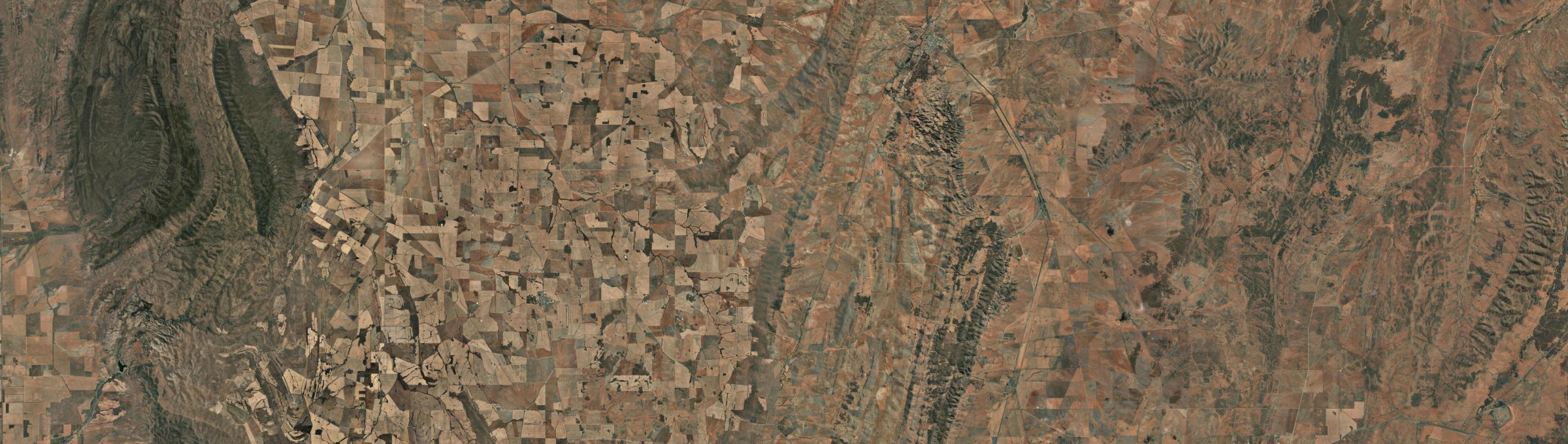 Aerial view of Pekina, SA