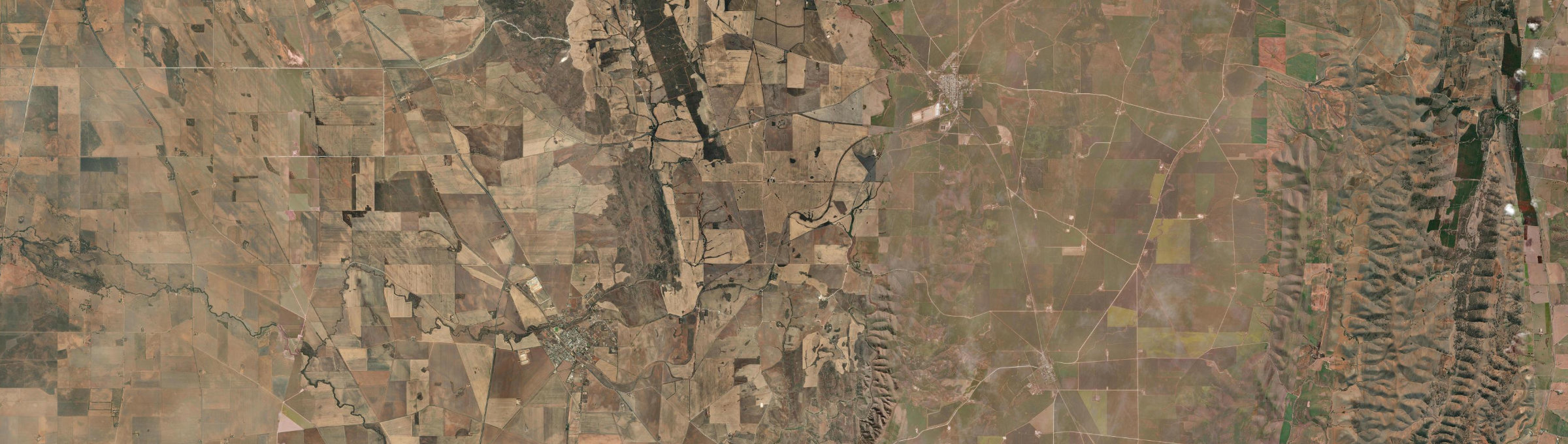 Aerial view of Huddleston, SA