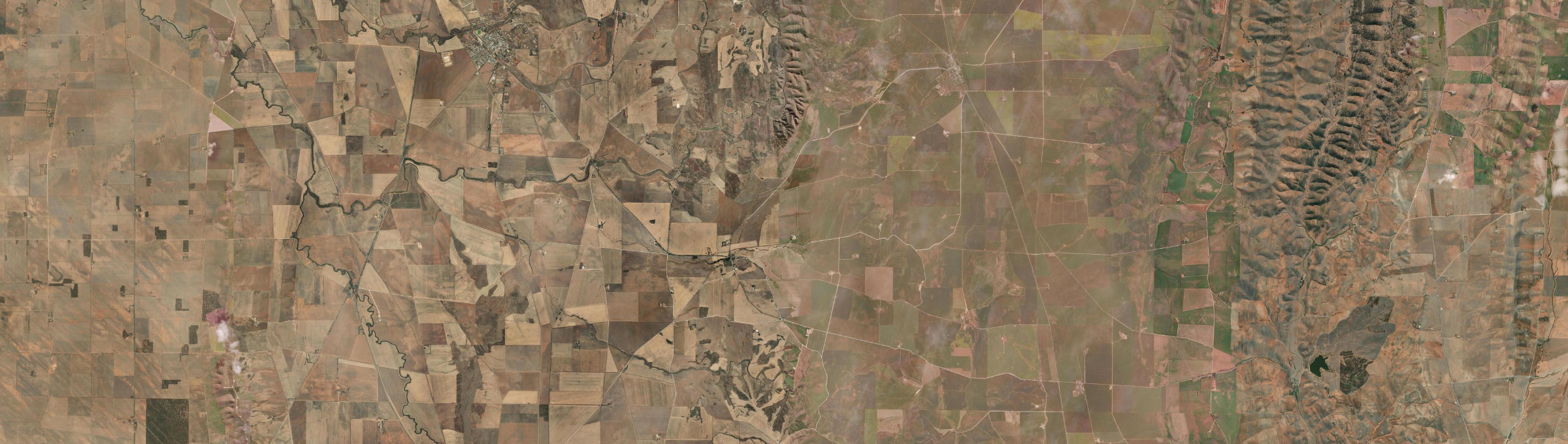 Aerial view of Narridy, SA