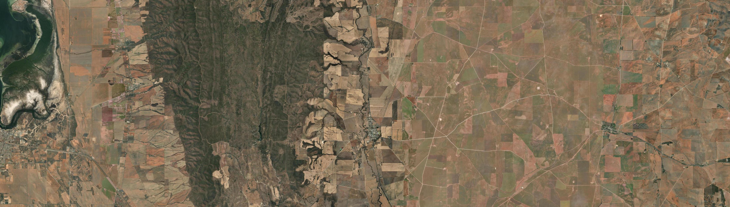 Aerial view of Laura (SA), SA