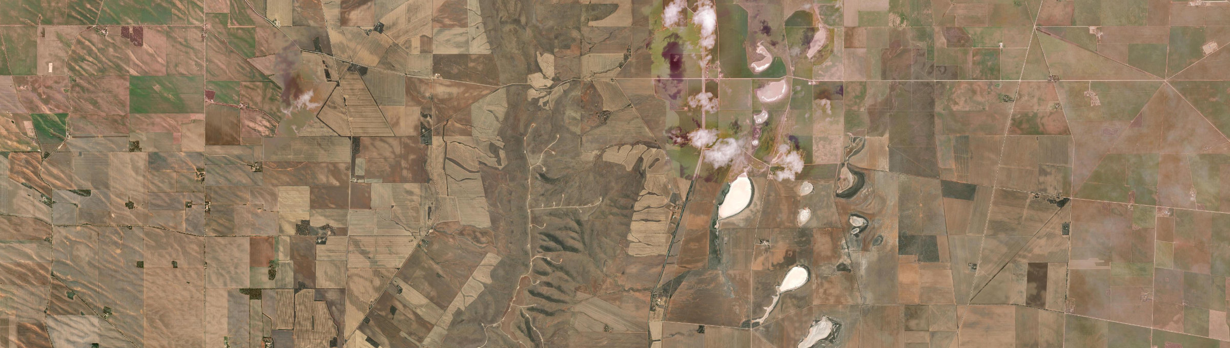 Aerial view of Hope Gap, SA