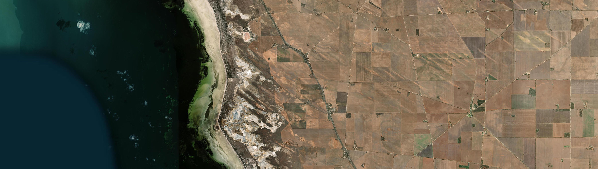 Aerial view of Wild Horse Plains, SA