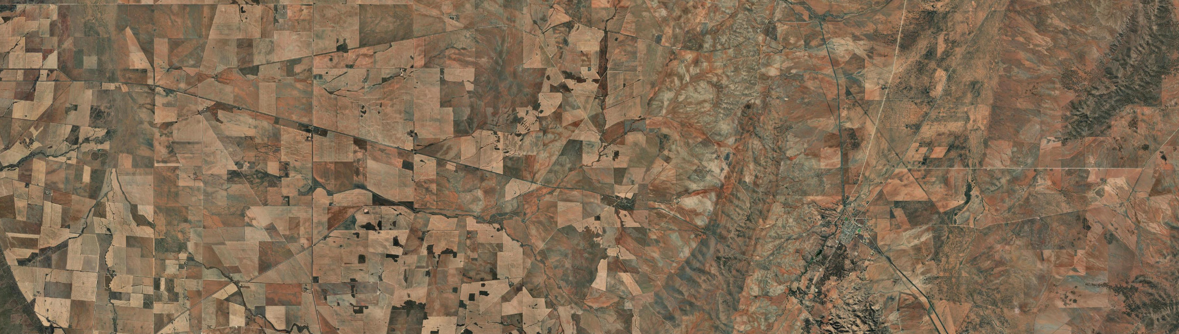 Aerial view of Morchard, SA