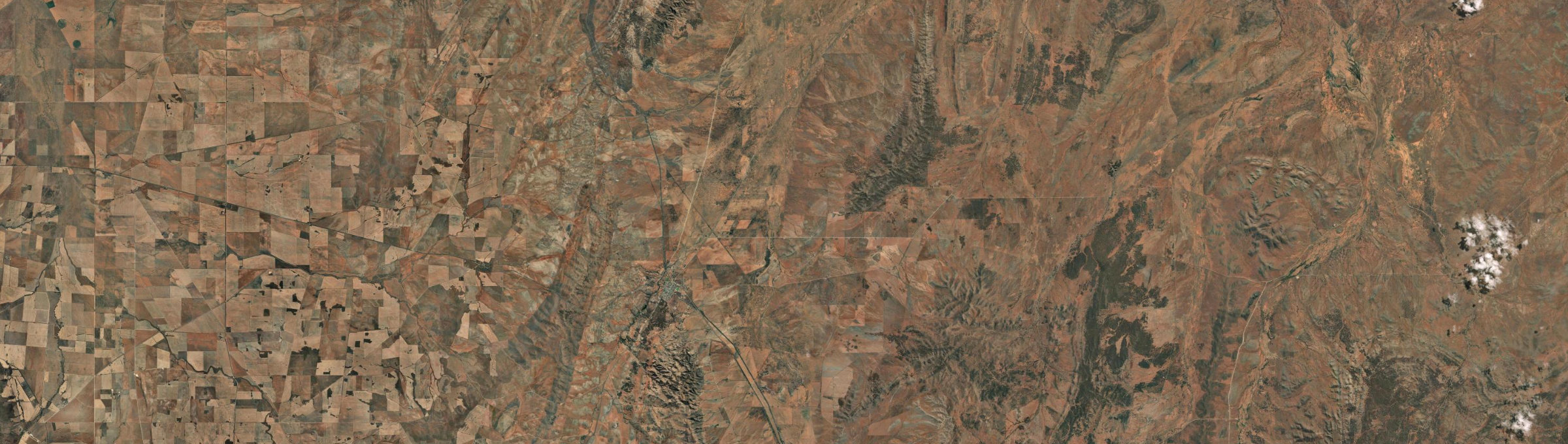 Aerial view of Orroroo, SA