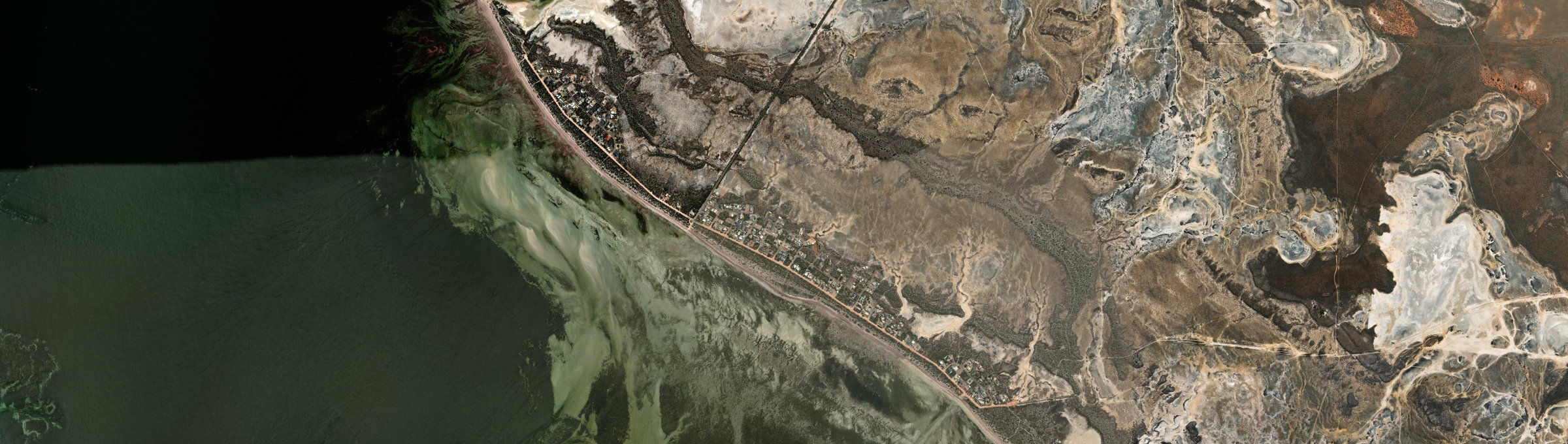 Aerial view of Thompson Beach, SA