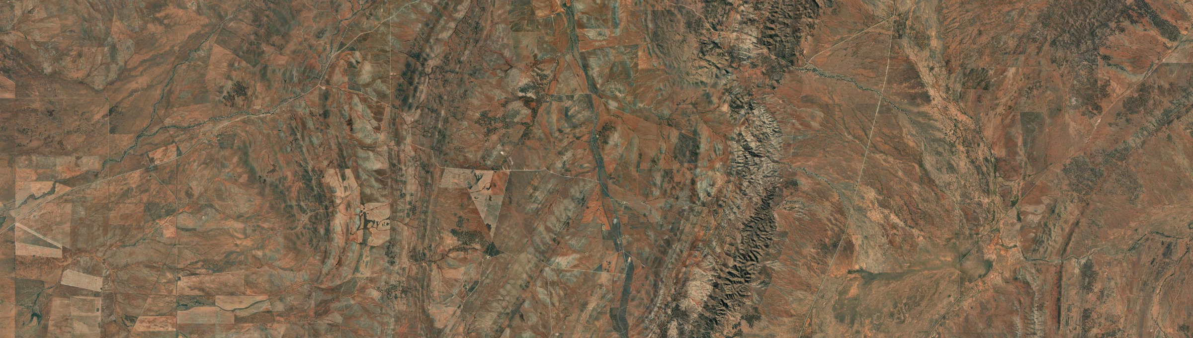 Aerial view of Eurelia, SA