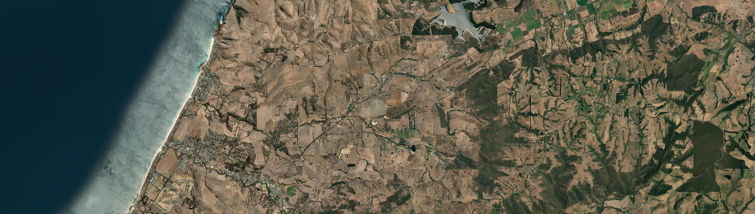Aerial view of Wattle Flat (SA), SA