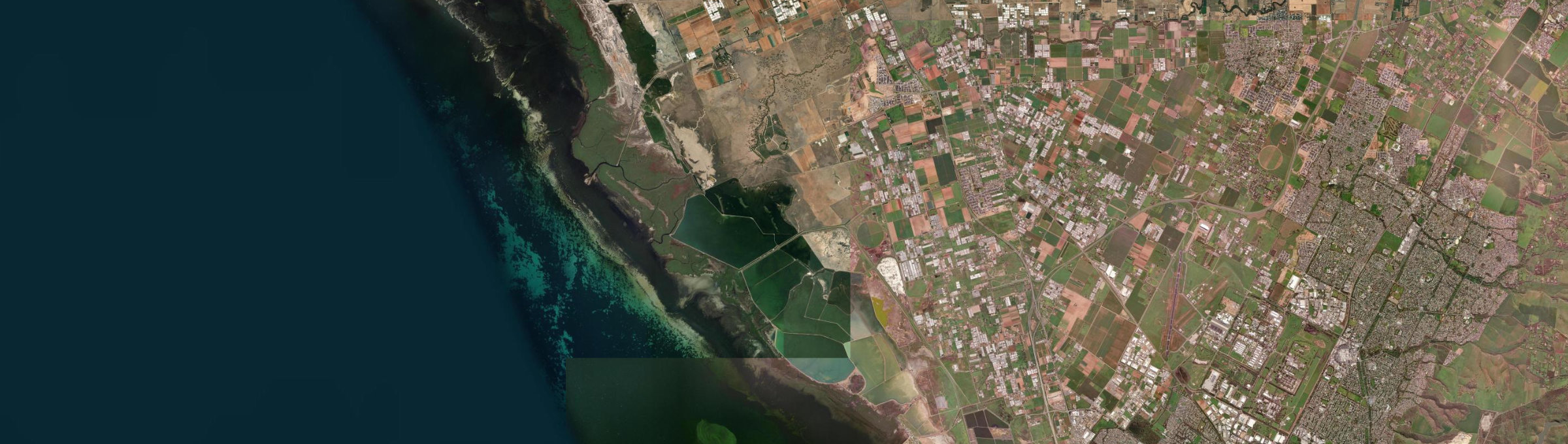 Aerial view of Buckland Park, SA