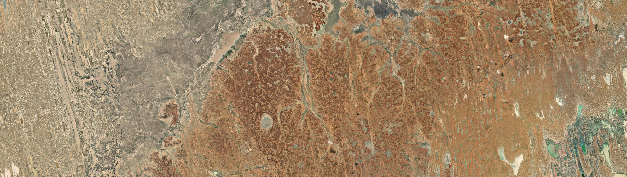 Aerial view of Mungeranie, SA