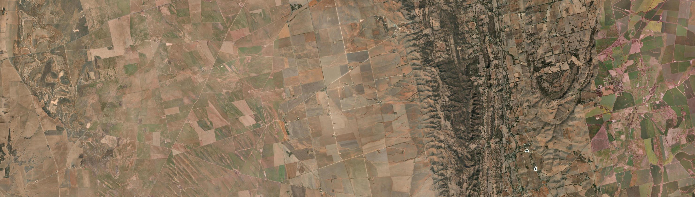 Aerial view of Kybunga, SA
