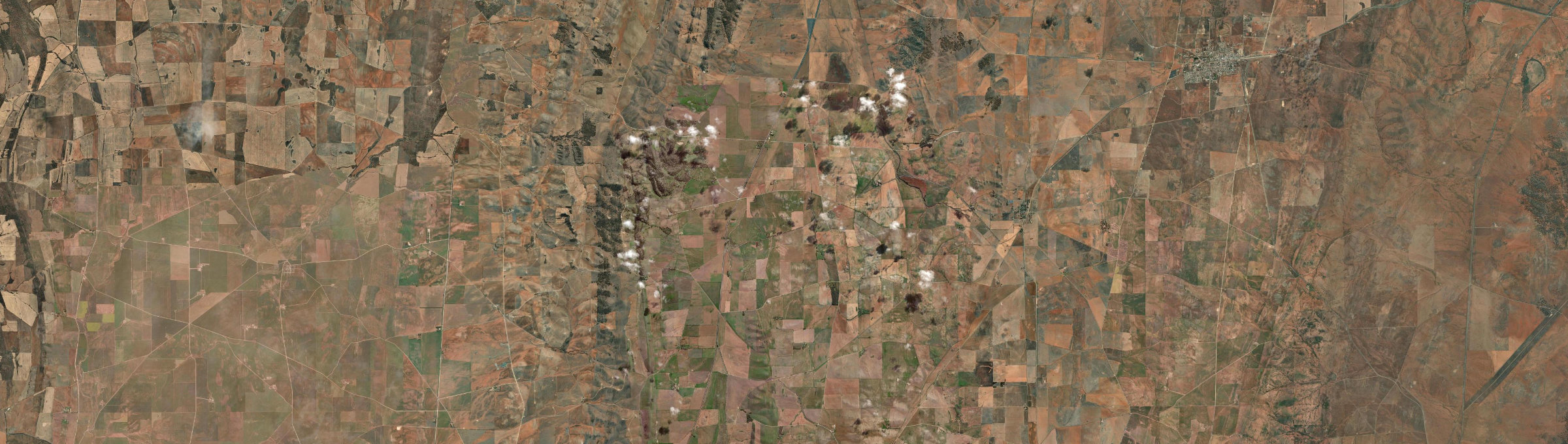 Aerial view of Mannanarie, SA