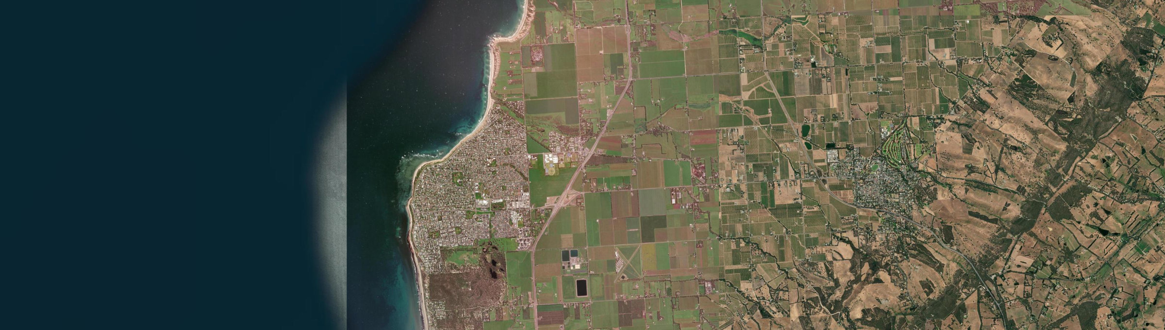 Aerial view of Aldinga, SA