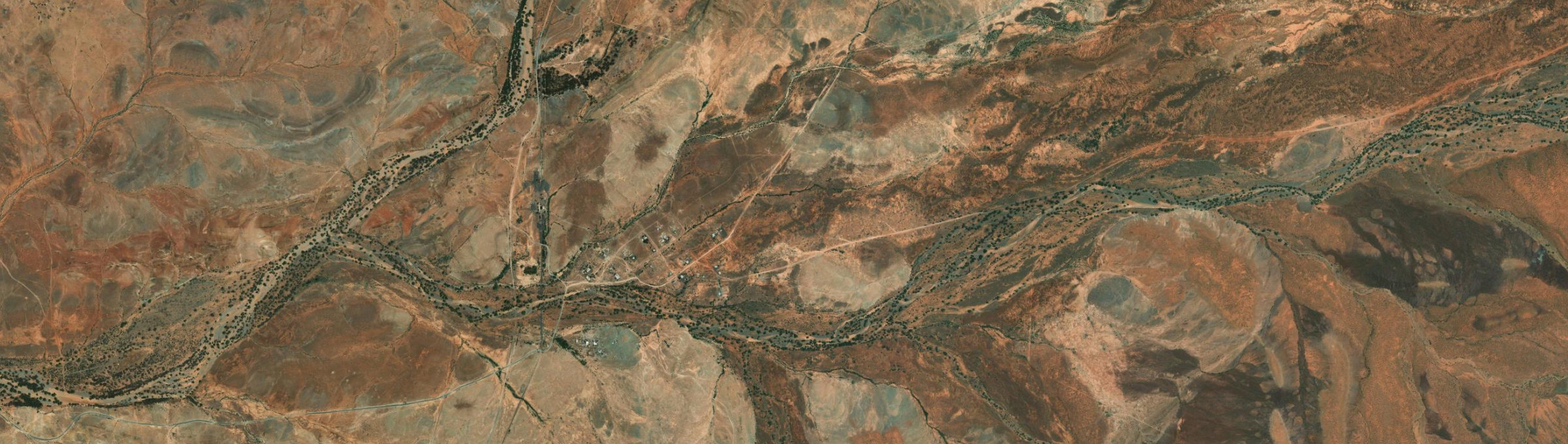 Aerial view of Beltana, SA