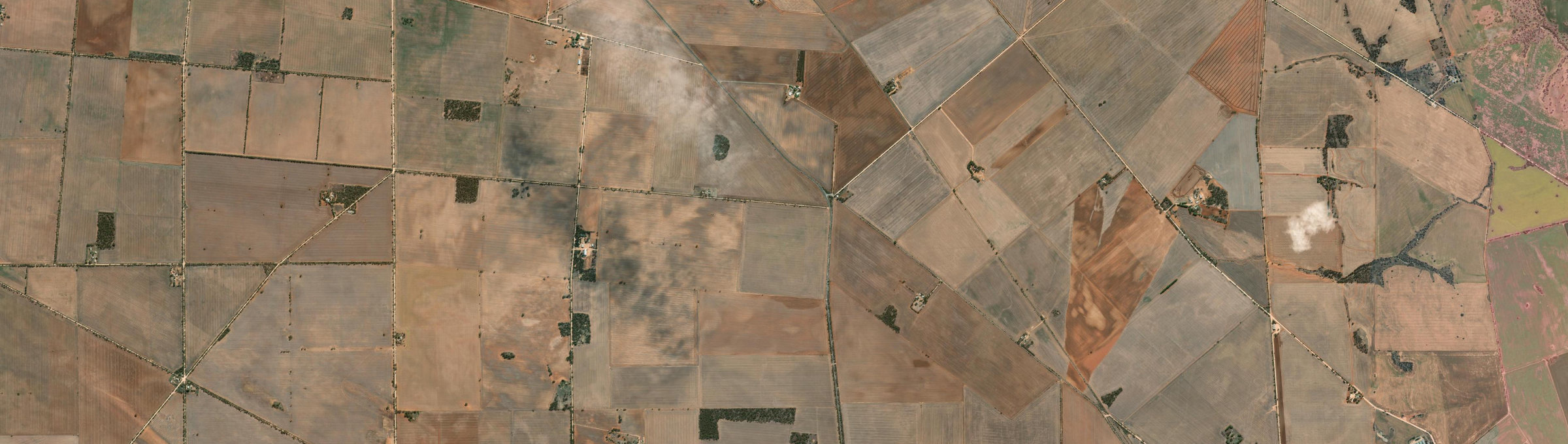 Aerial view of Hoskin Corner, SA