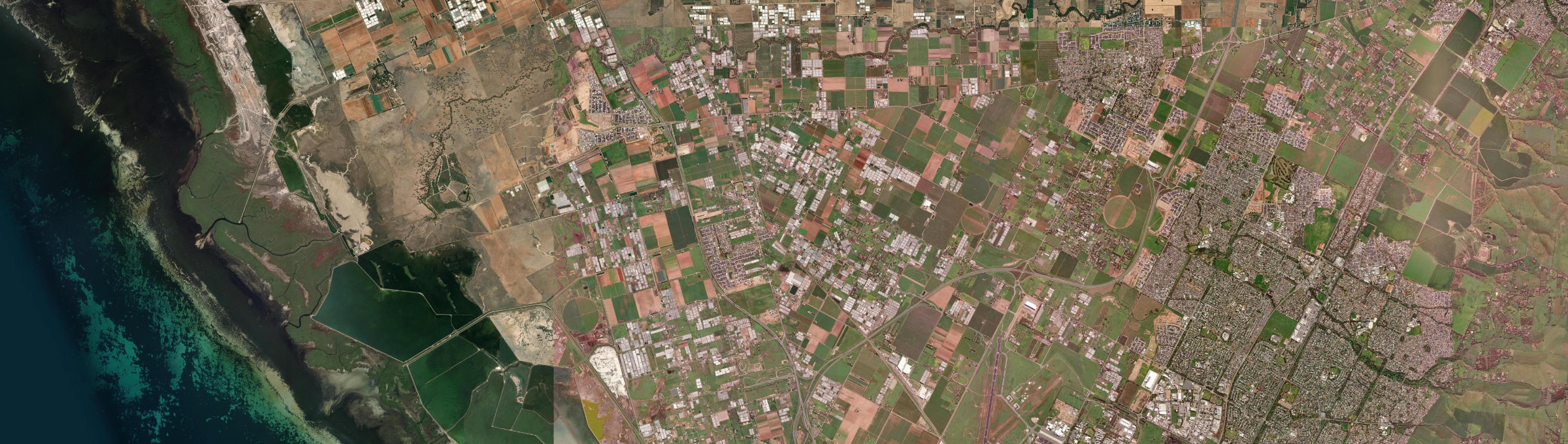 Aerial view of Virginia (SA), SA