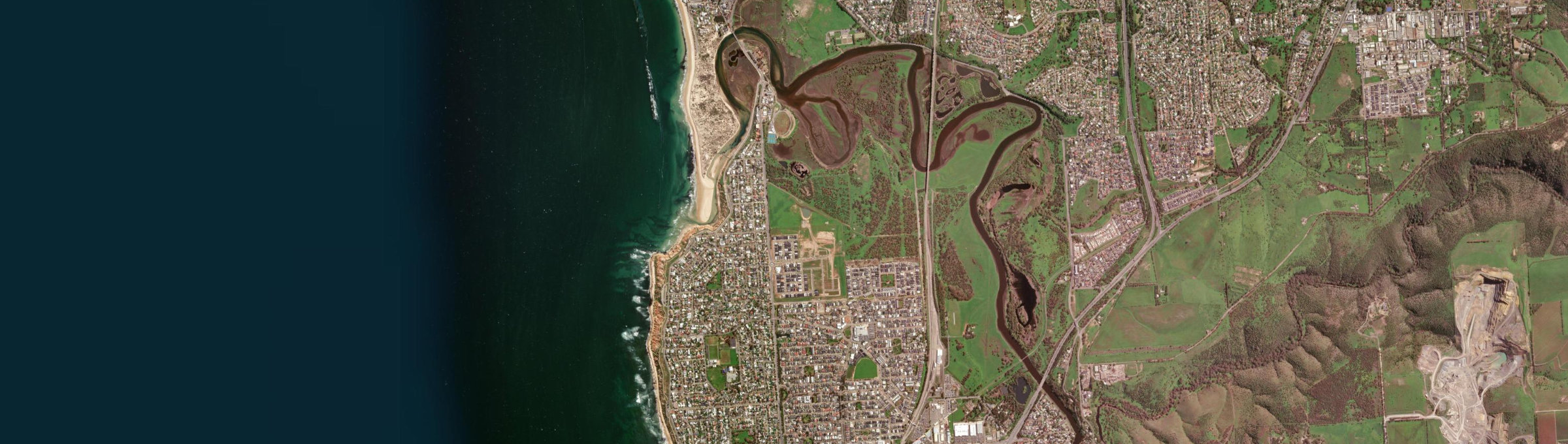 Aerial view of Port Noarlunga South, SA