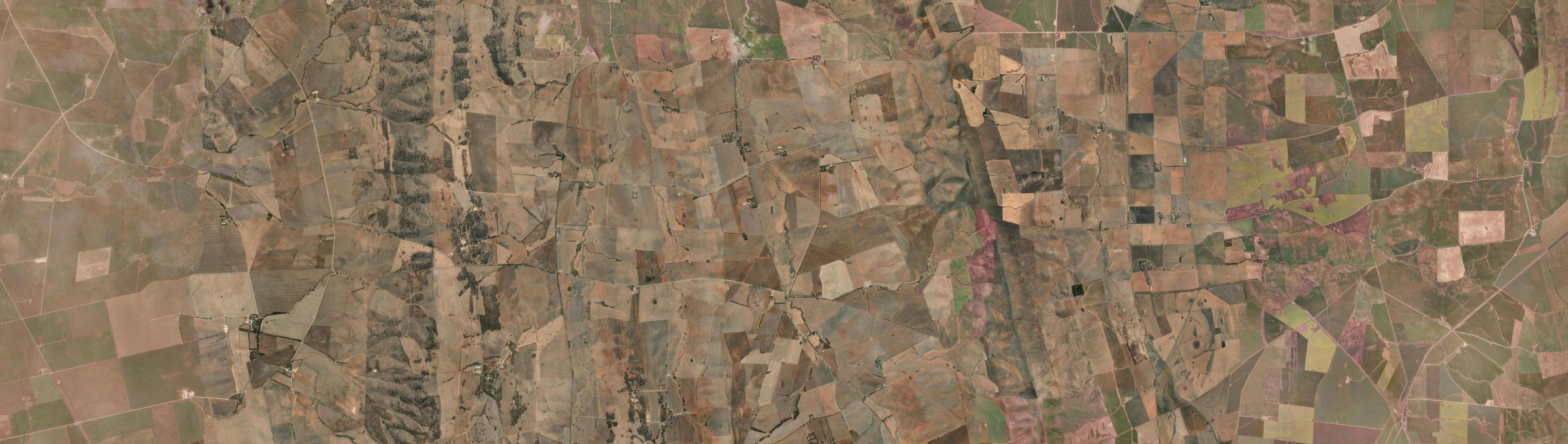 Aerial view of Hilltown, SA