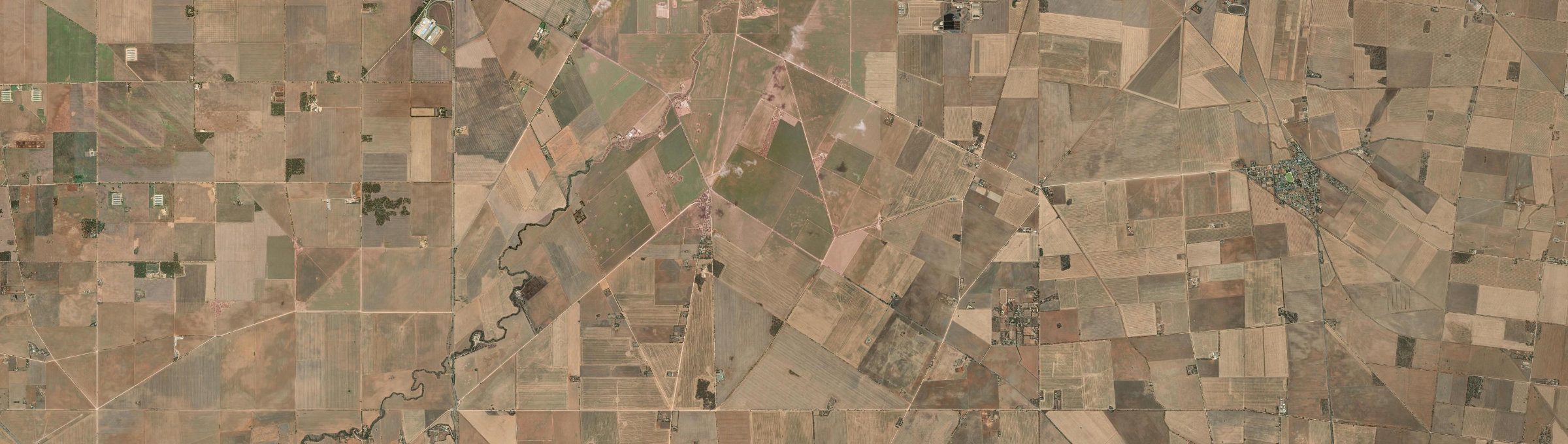 Aerial view of Redbanks, SA