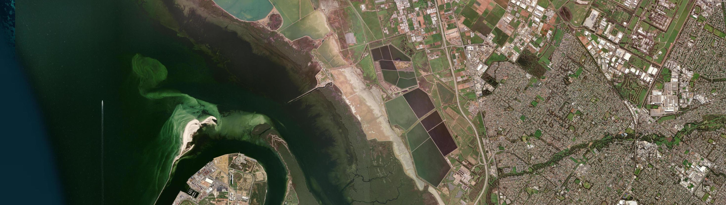 Aerial view of St Kilda (SA), SA