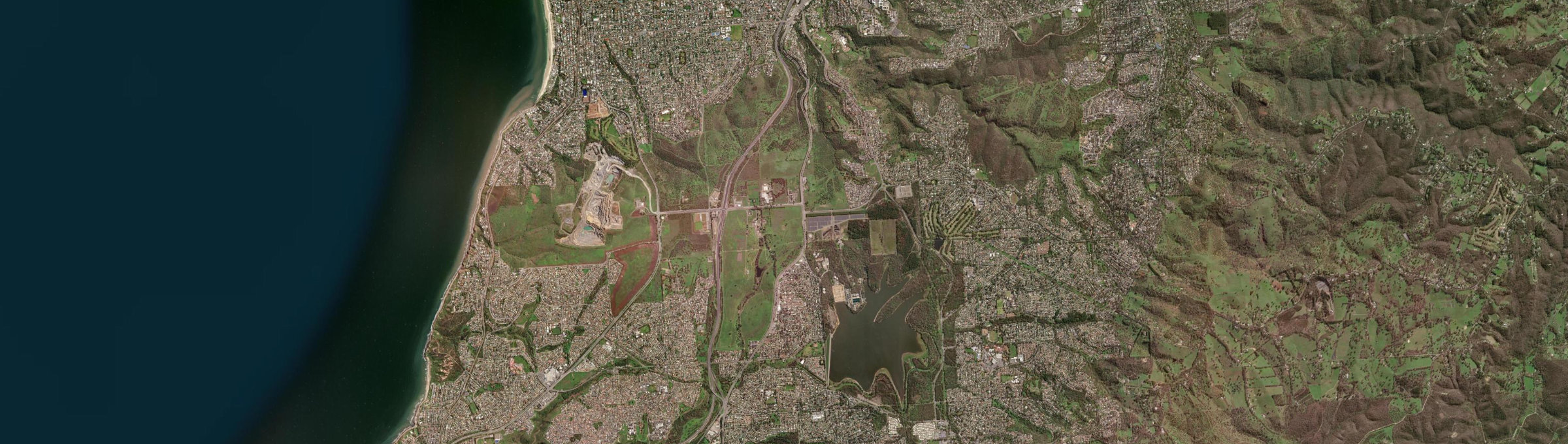 Aerial view of O'Halloran Hill, SA