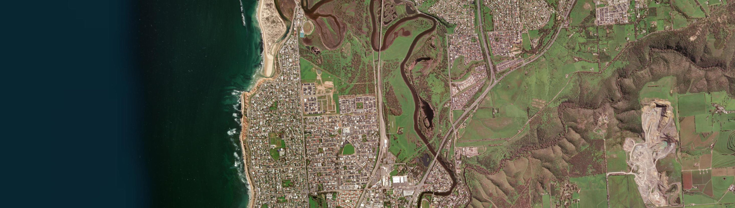 Aerial view of Seaford Meadows, SA