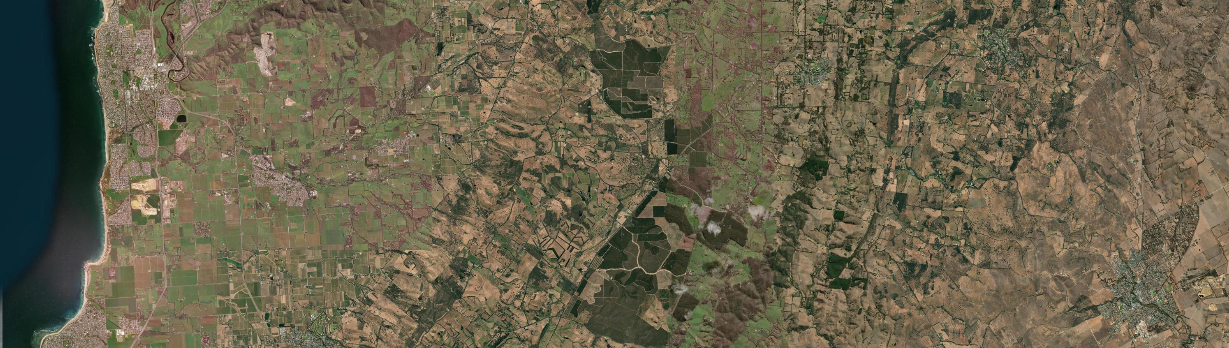 Aerial view of Kuitpo, SA