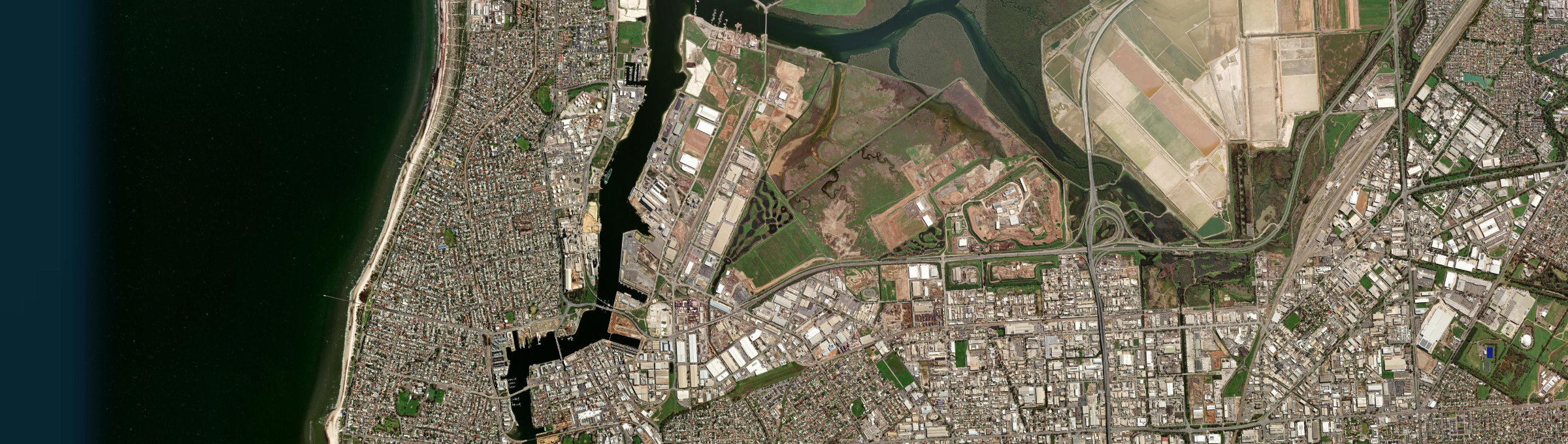 Aerial view of Gillman, SA