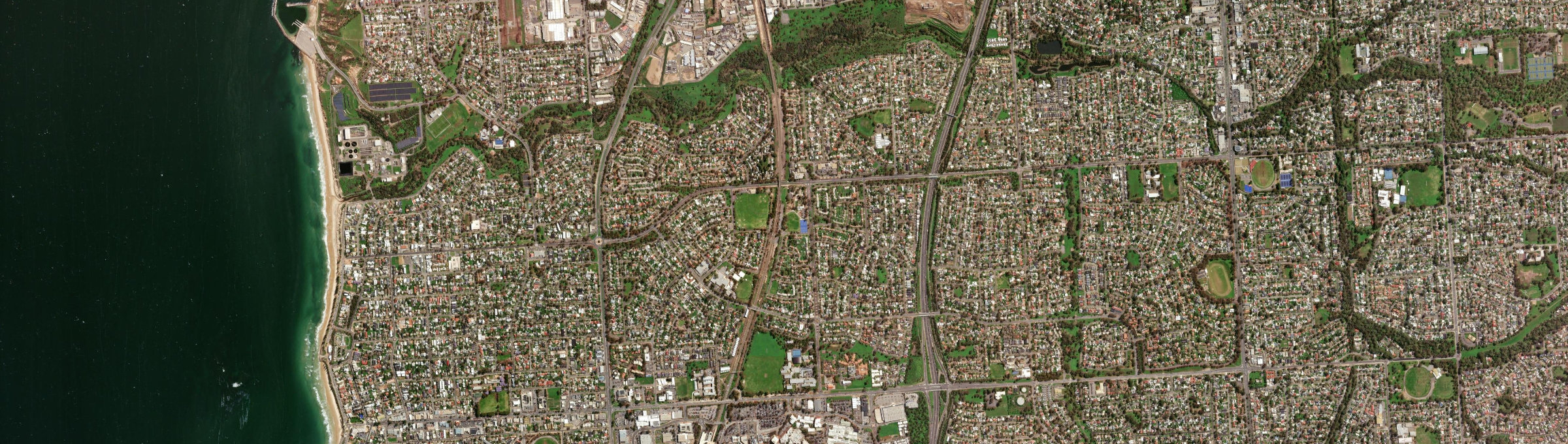 Aerial view of Christie Downs, SA