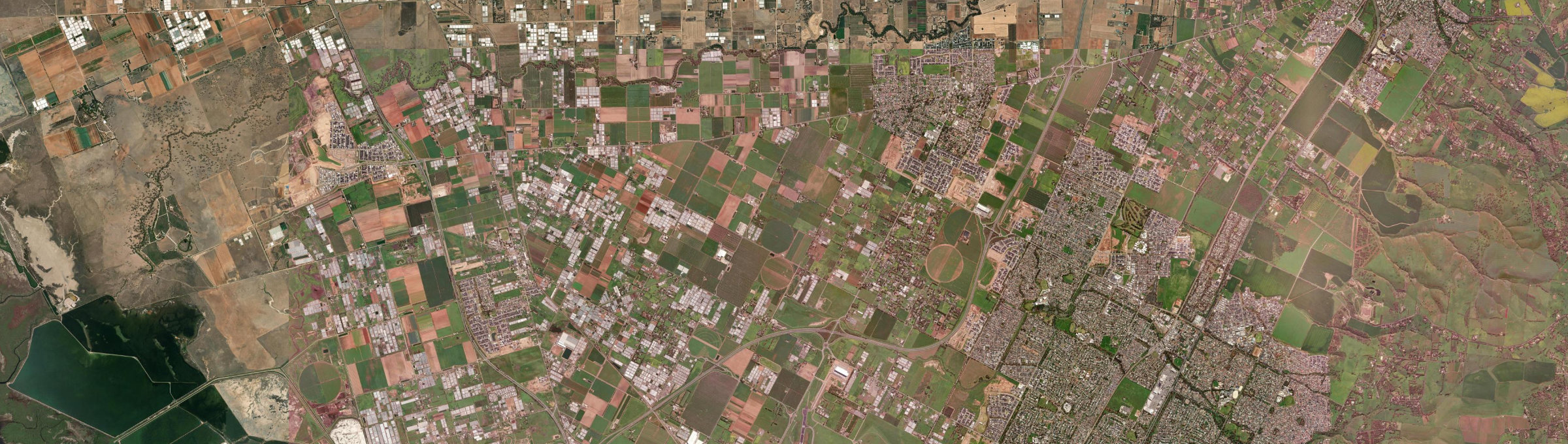 Aerial view of Penfield Gardens, SA