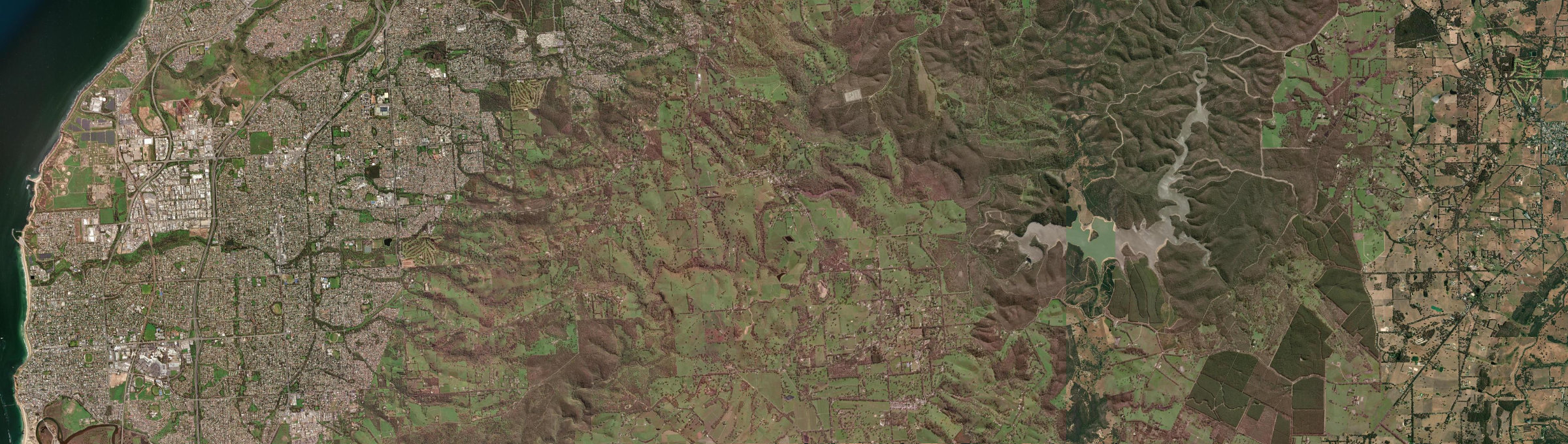 Aerial view of Clarendon (SA), SA