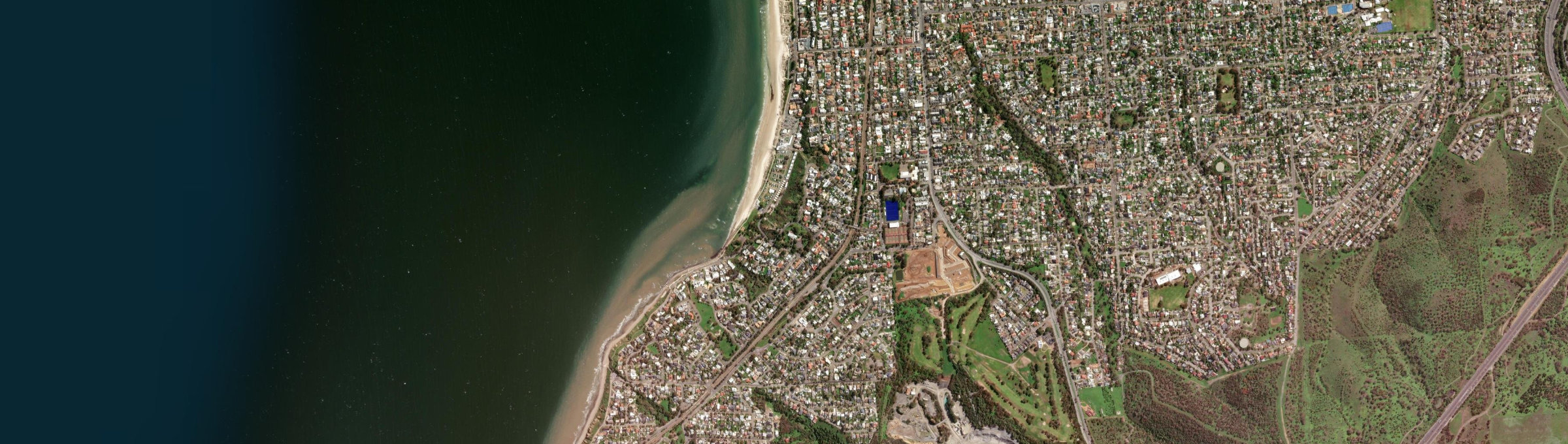 Aerial view of Kingston Park, SA