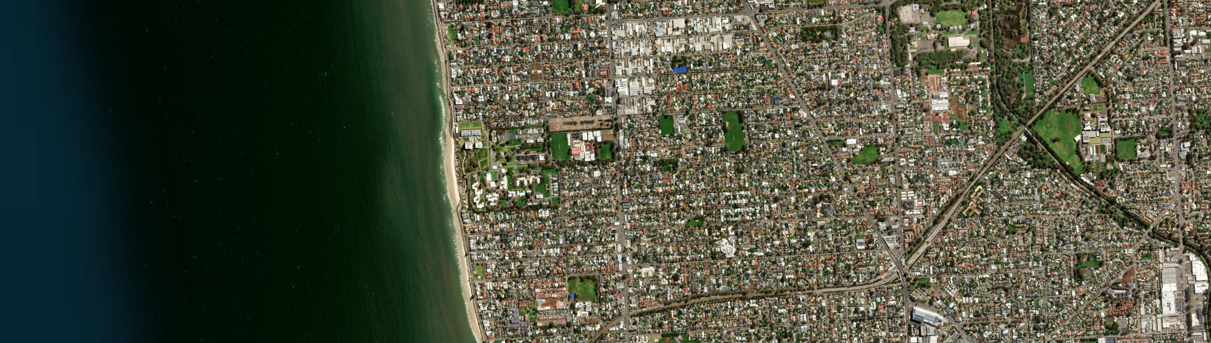 Aerial view of North Brighton, SA