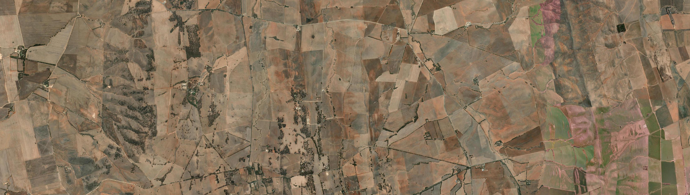 Aerial view of Barinia, SA