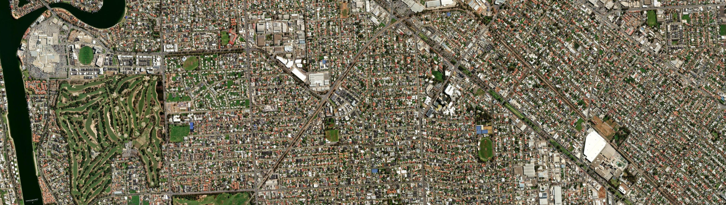 Aerial view of Woodville West, SA