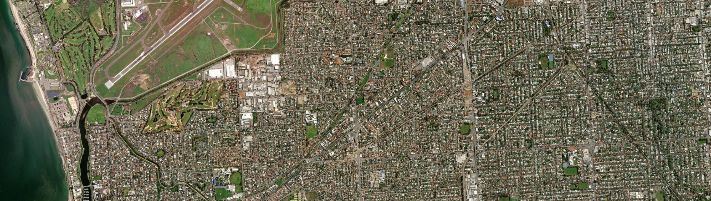 Aerial view of Plympton, SA