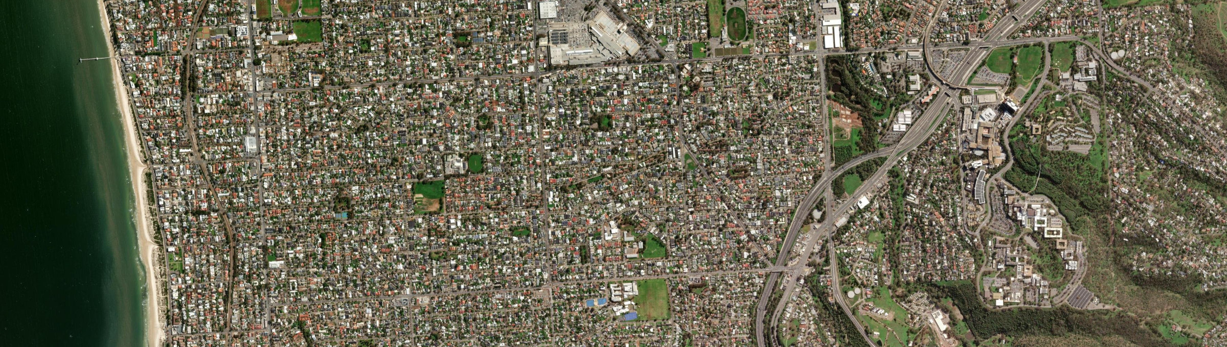 Aerial view of Seacombe Gardens, SA