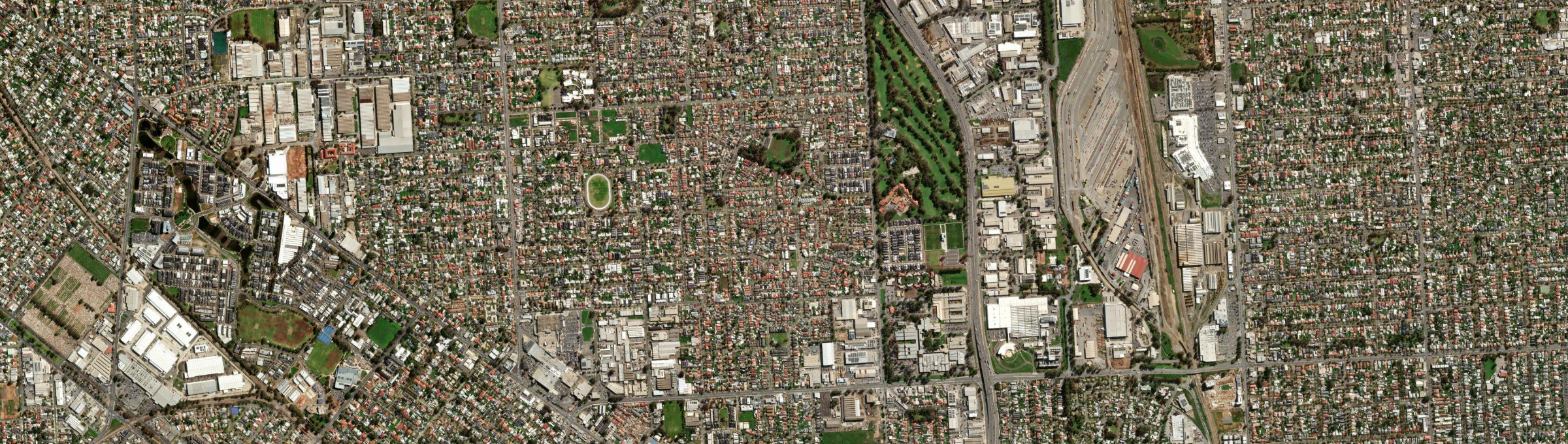 Aerial view of Ferryden Park, SA