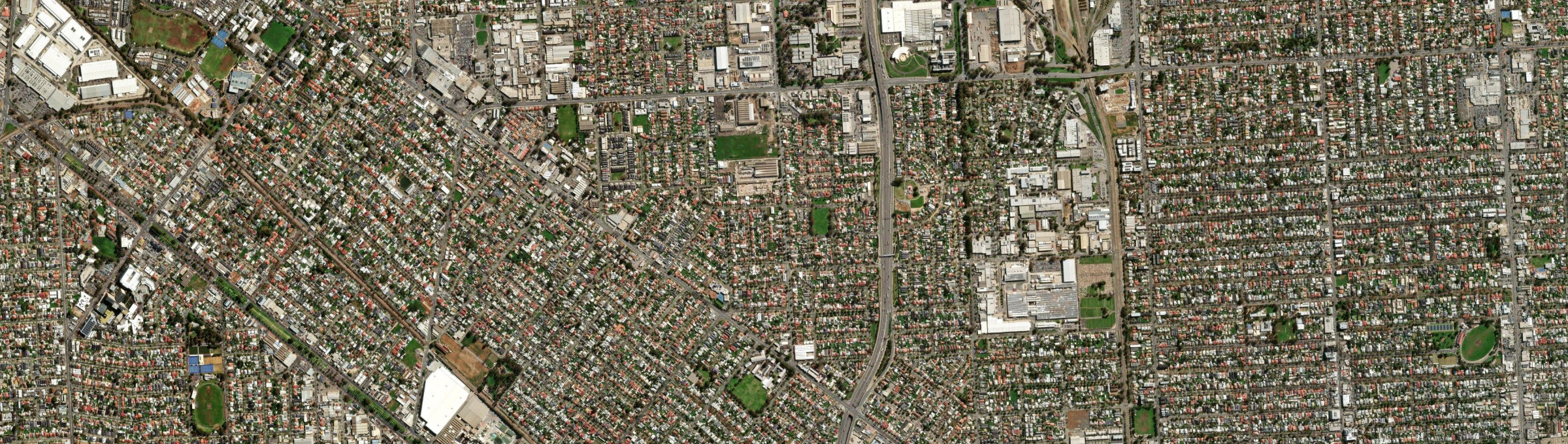 Aerial view of Croydon Park (SA), SA