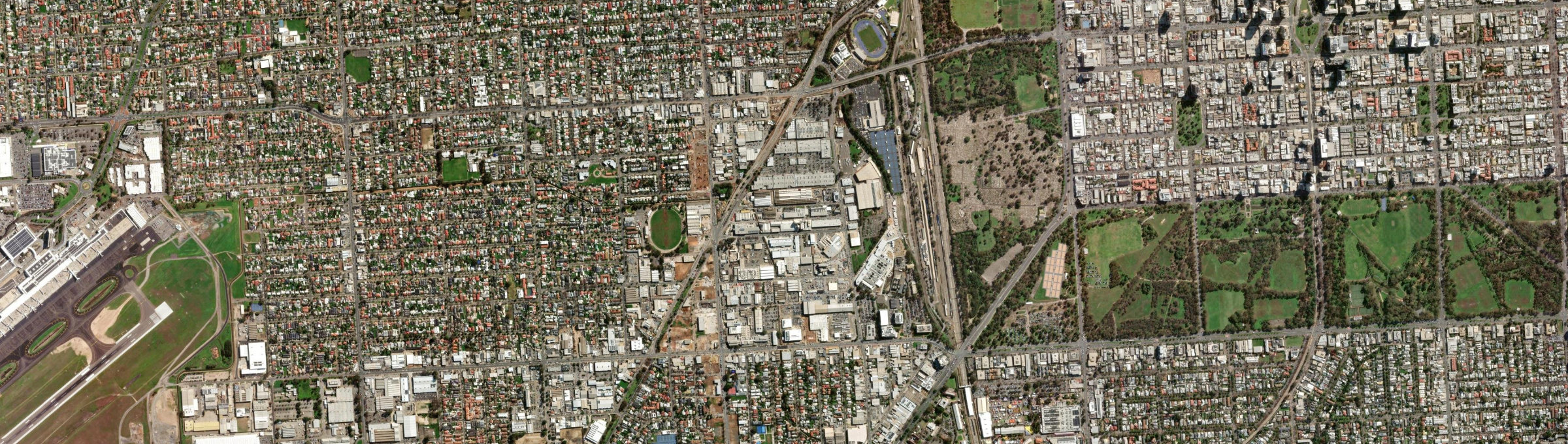 Aerial view of Mile End South, SA